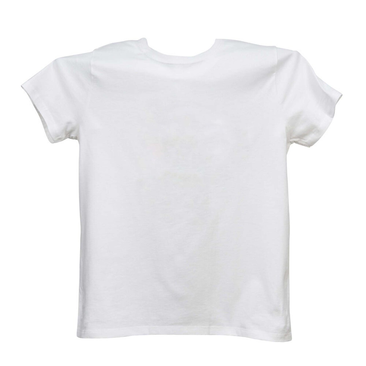 Contemporary Home Living 40" White Hanes Ladies T-Shirt Plain Medium